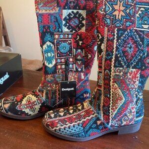 Desigual - Tapestry Boots NWT - Women US8 / EU39